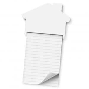 Magnetic House Memo Pad – A7