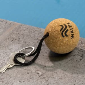 Cork Floating Key Ring – Round