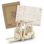 BRANDCRAFT Forklift Wooden Model