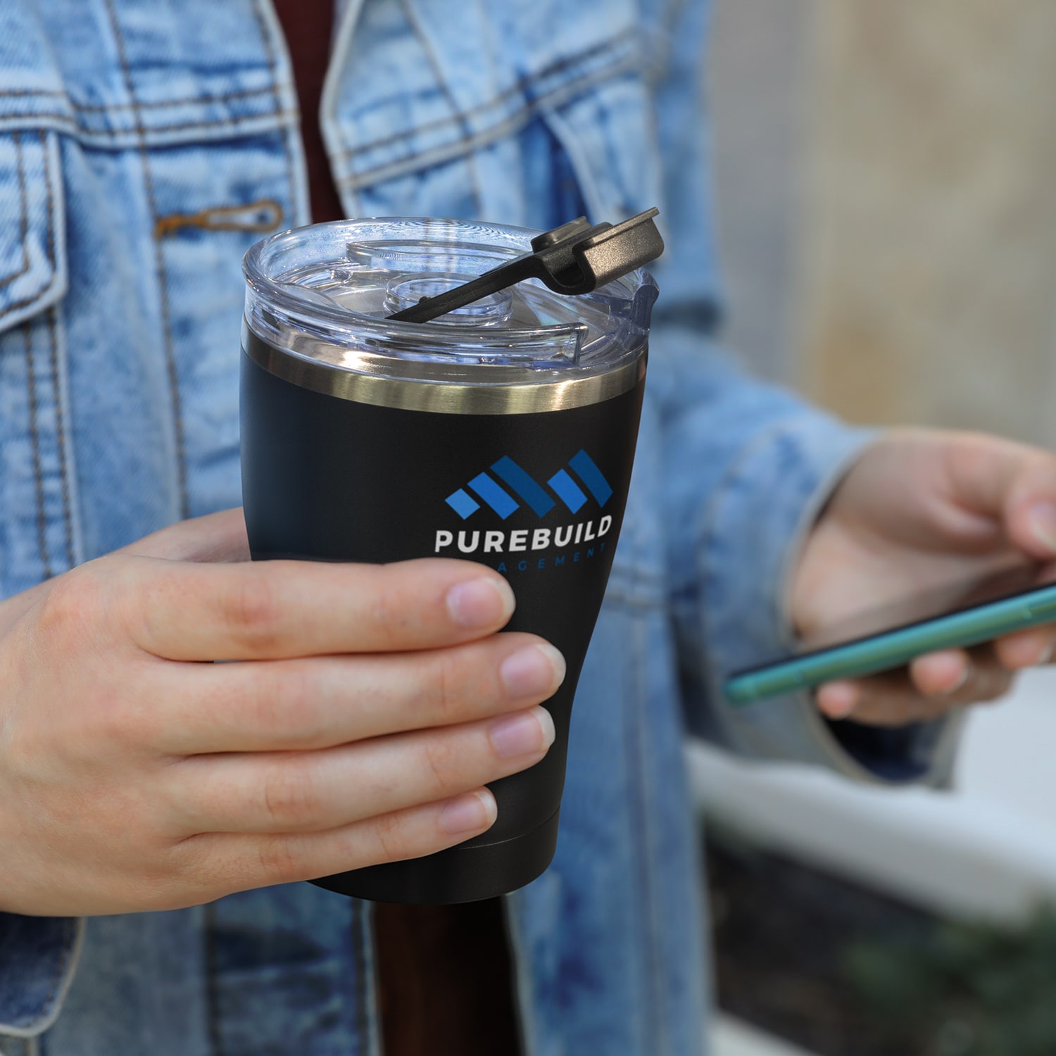 Reuseable Coffee Cup with Logo