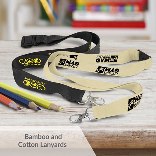 Bamboo and Cotton Lanyards