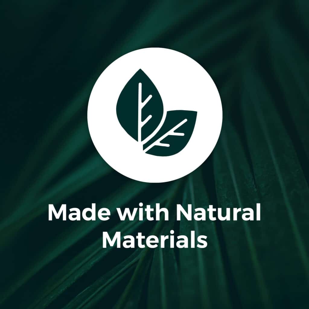 Impact Aware - Made with natural materials