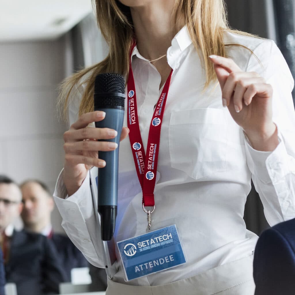 Bamboo Lanyards for Conferences