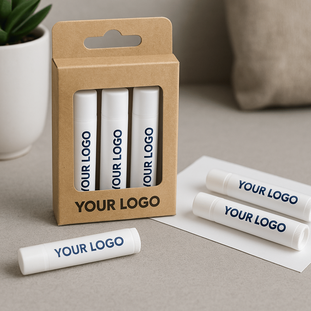 branded lip balm 