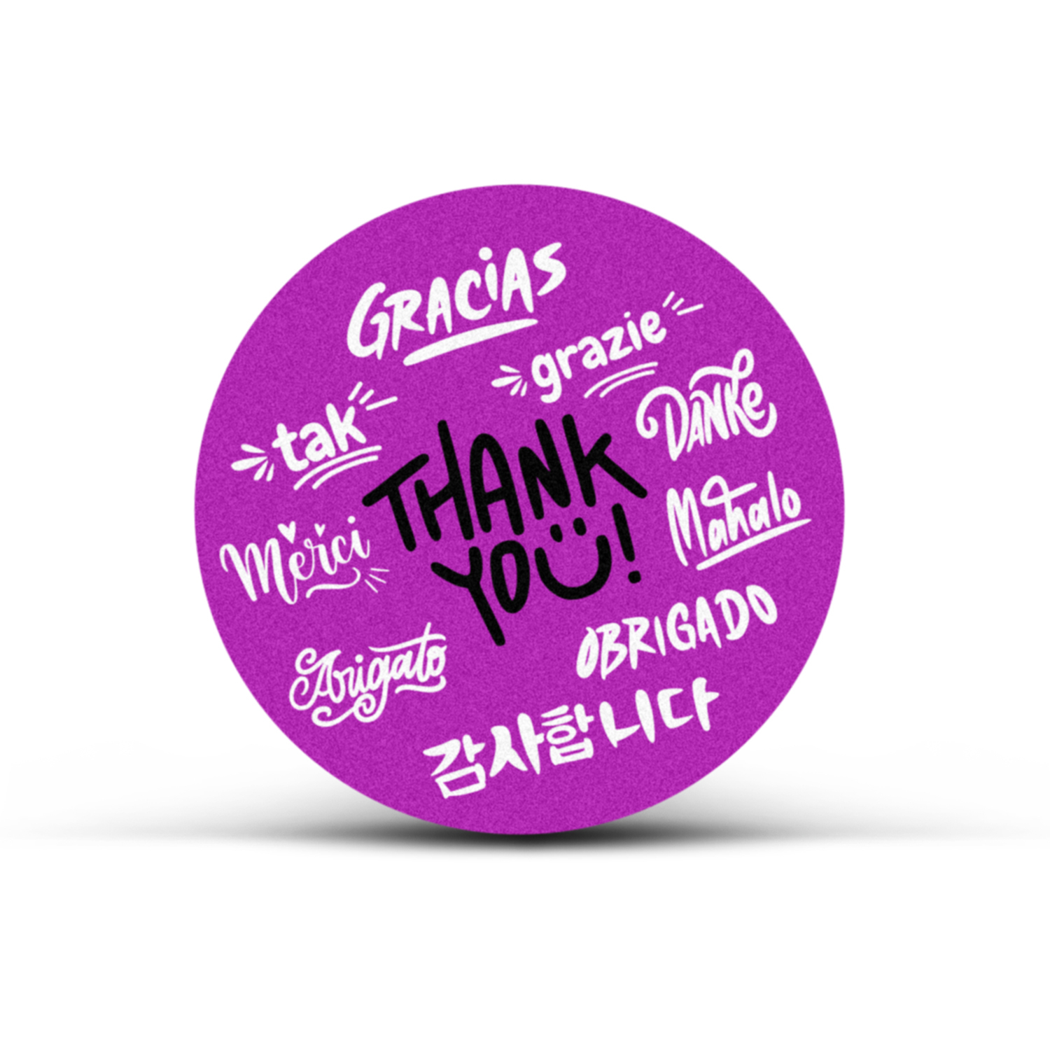 Promotional AD Labels 60mm - Circle