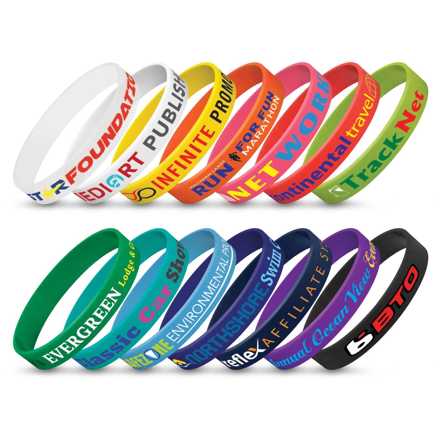 Promotional Silicone Wrist Band - Indent