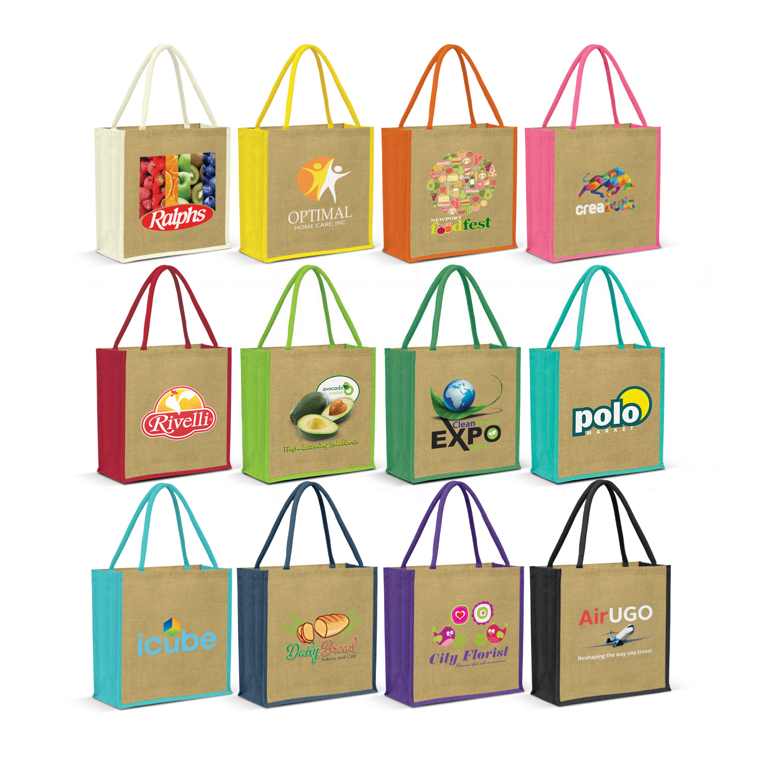 Promotional Monza Jute Tote Bag