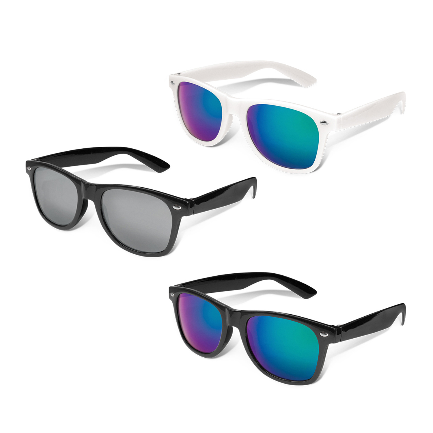 Promotional Malibu Premium Sunglasses - Mirror Lens