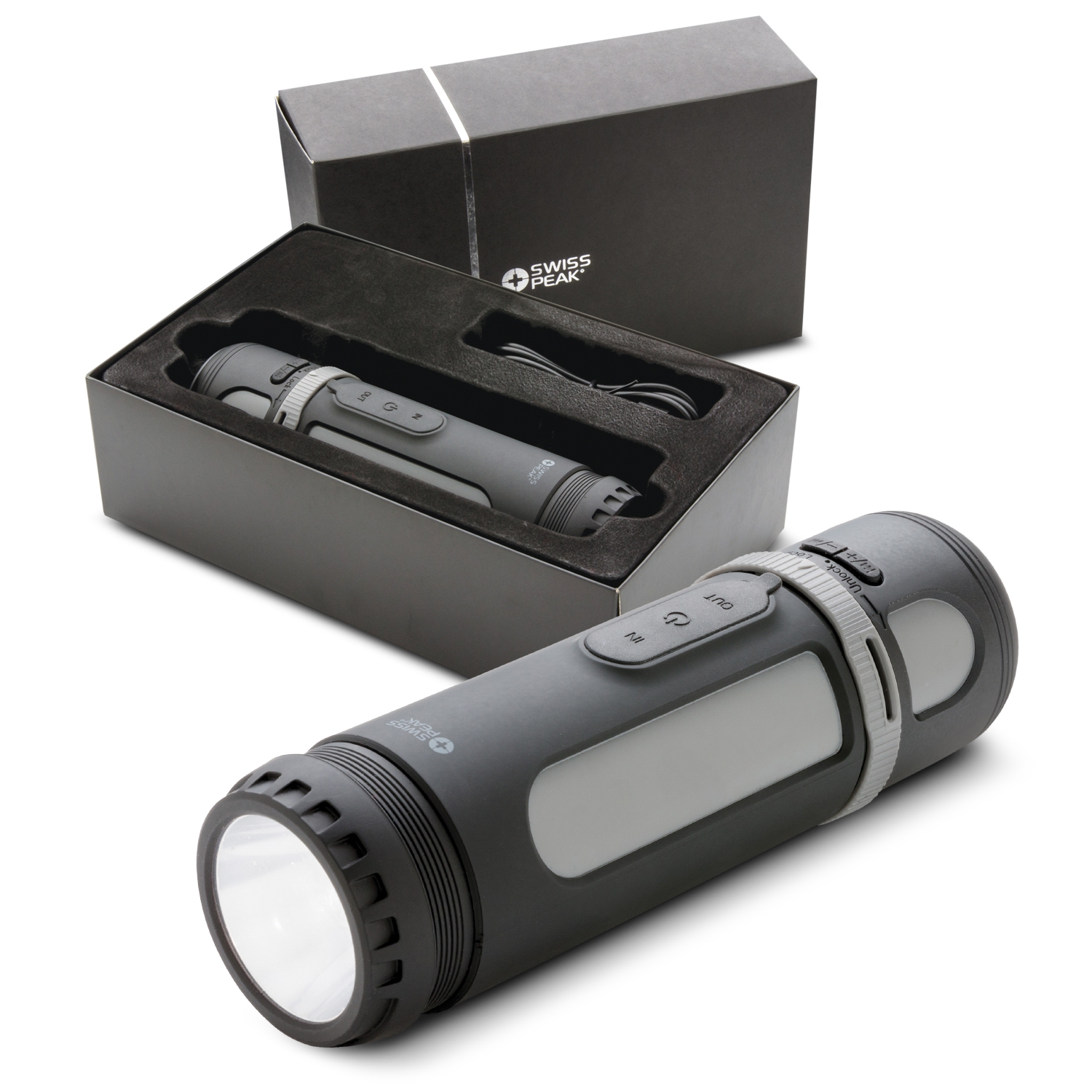 Promotional Swiss Peak 4-in-1 Speaker