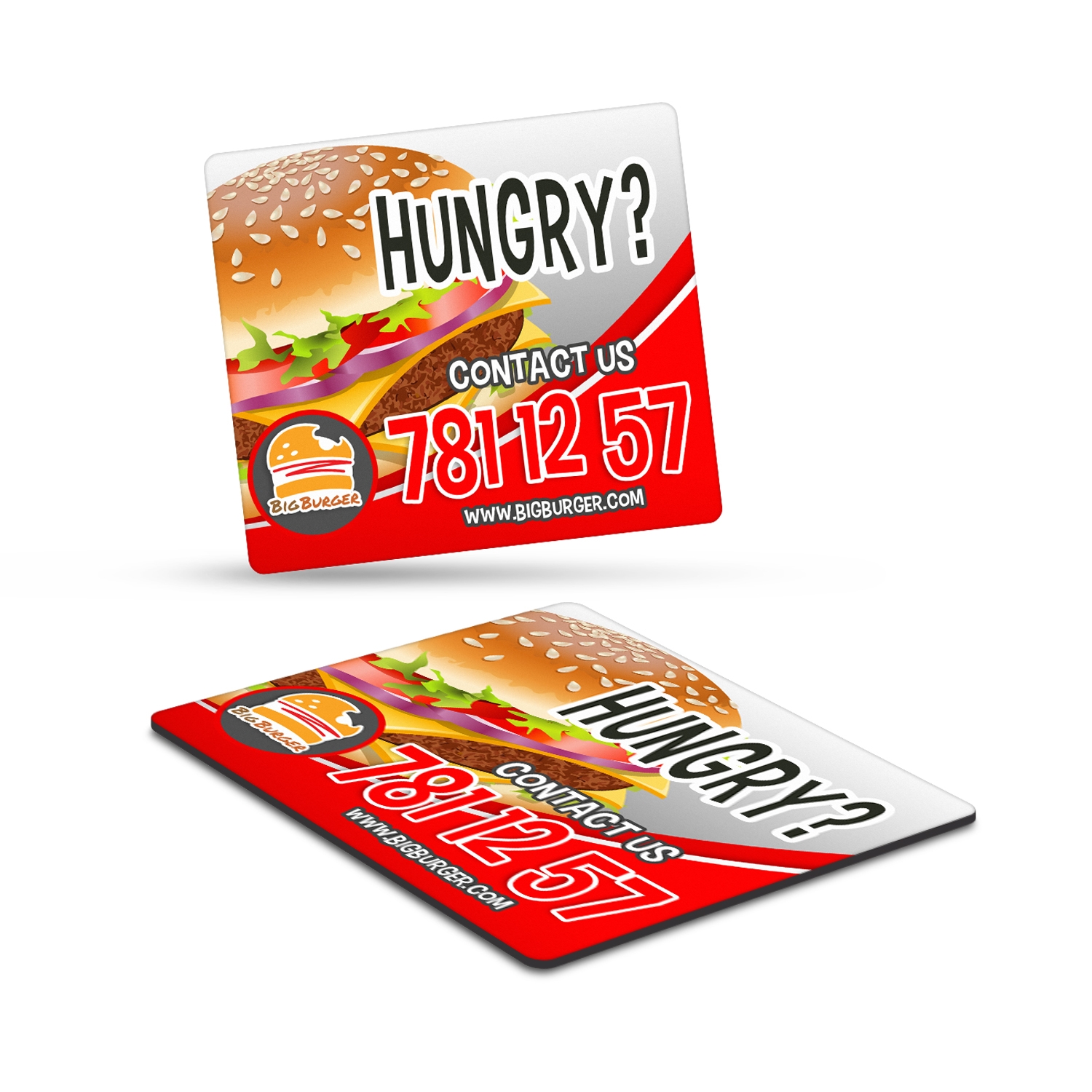 Promotional Fridge Magnet 90 x 80mm - Rectangle