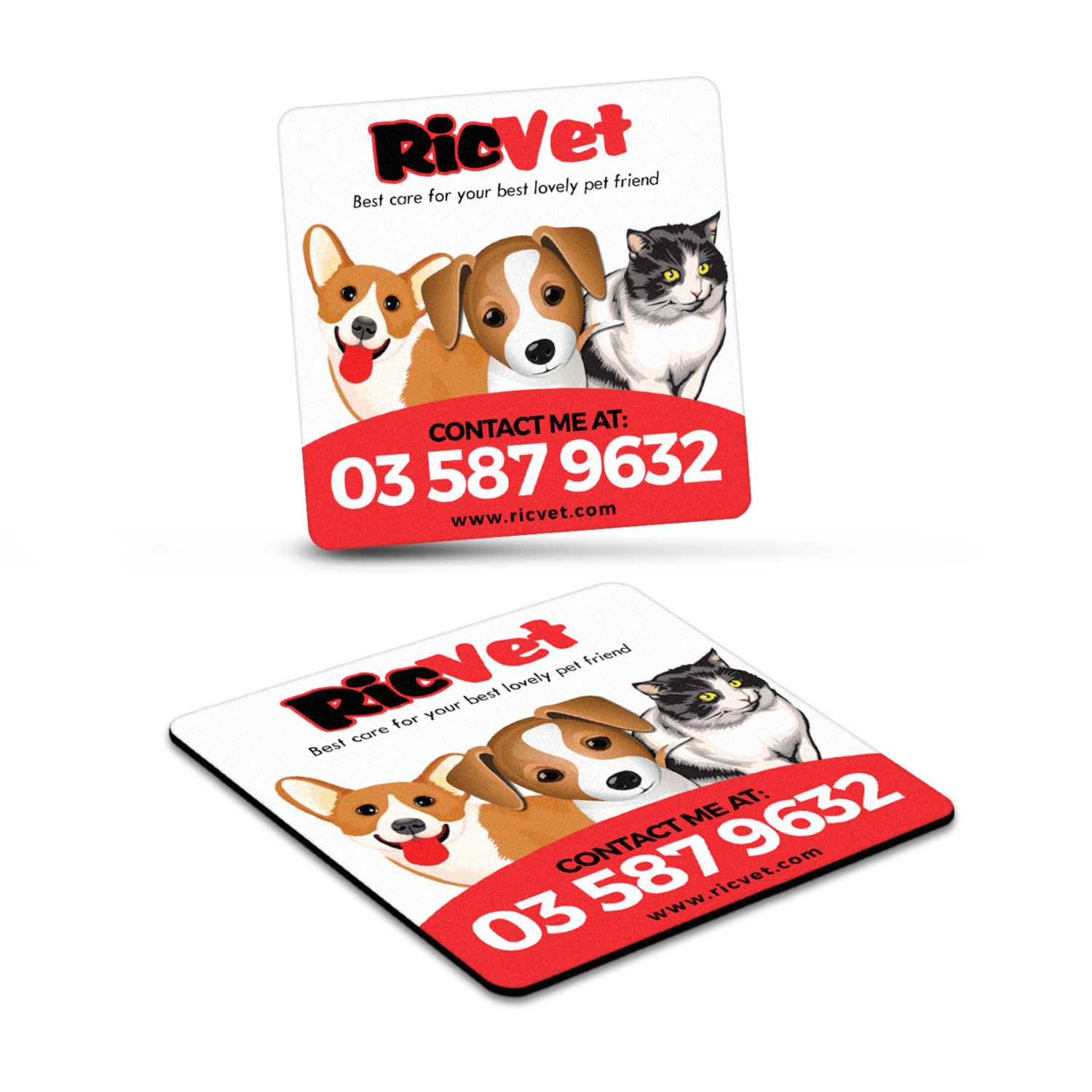 Promotional Fridge Magnet 65 x 65mm - Square