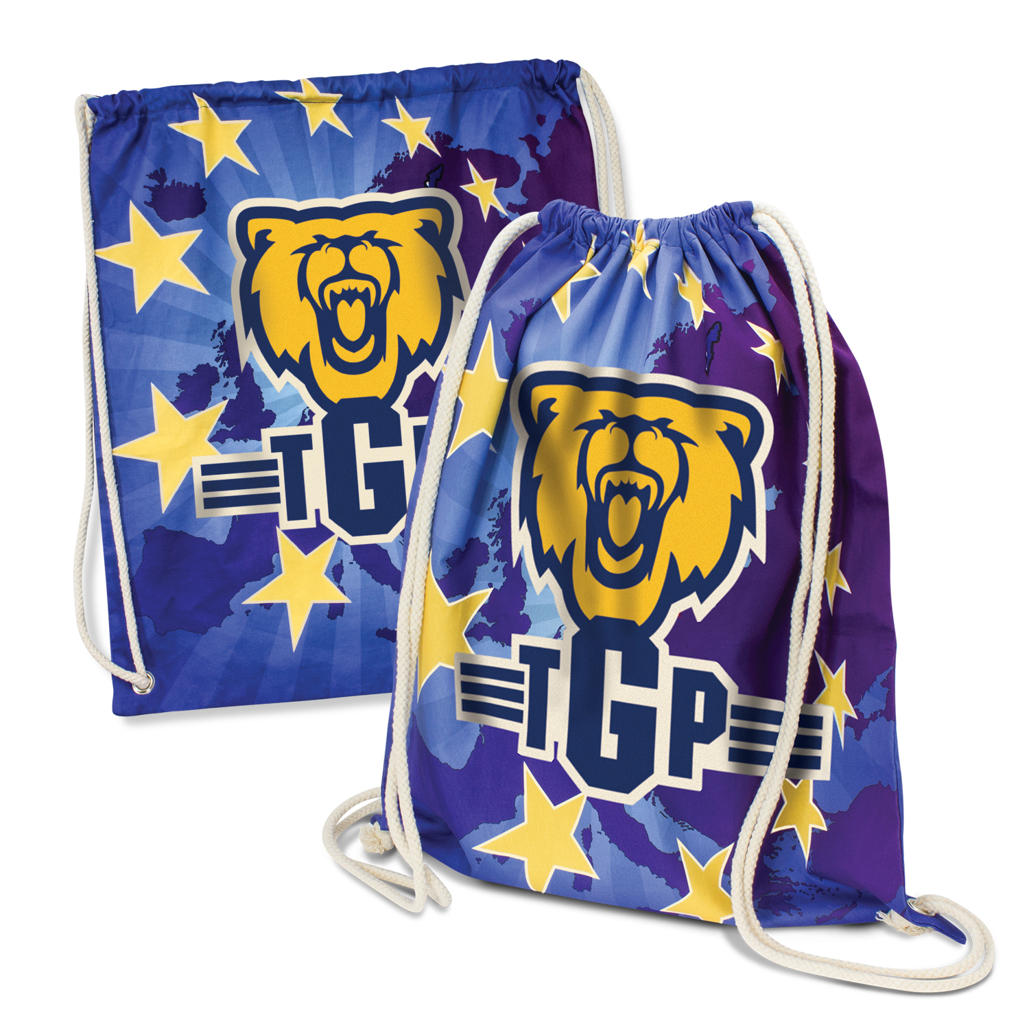Promotional Florida Cotton Drawstring Backpack