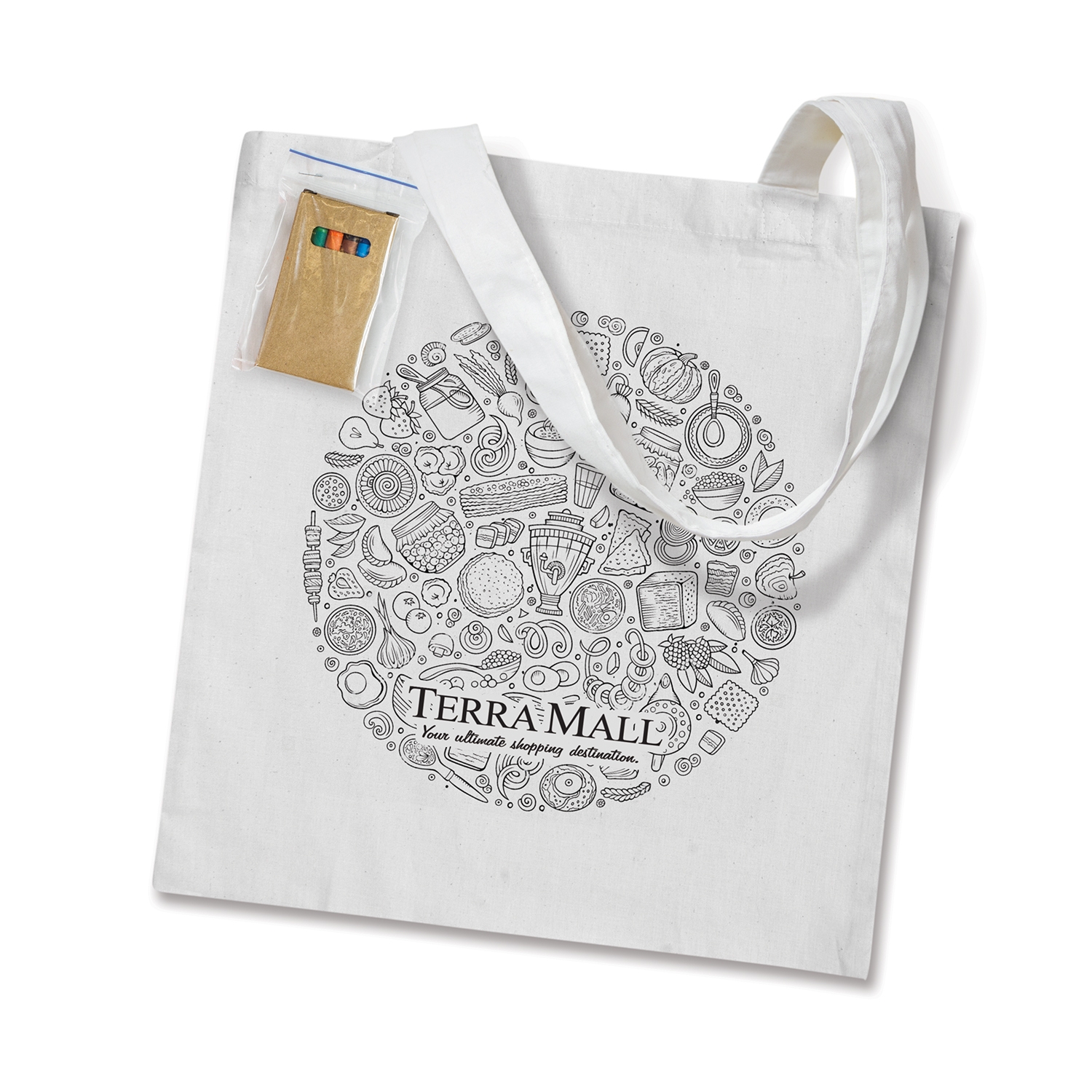 Promotional Sonnet Colouring Tote Bag