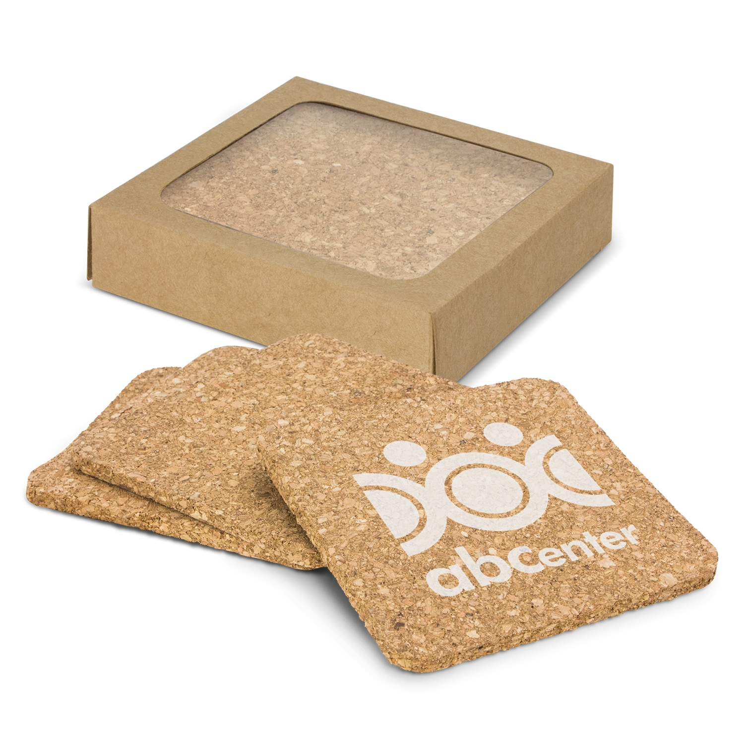 Promotional Oakridge Cork Coaster Square - Set of 4