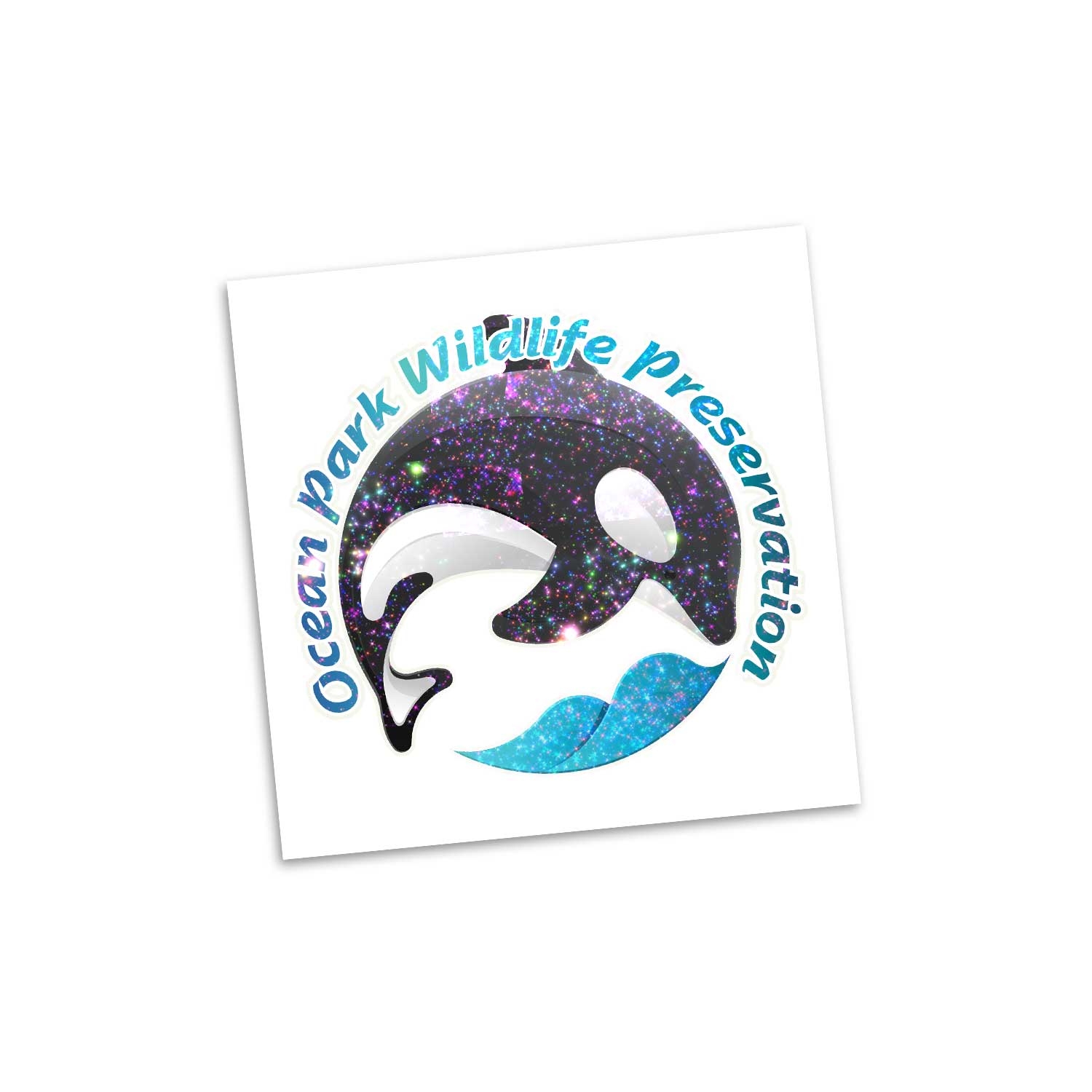 Promotional Temporary Tattoo Glitter - 51mm x 51mm