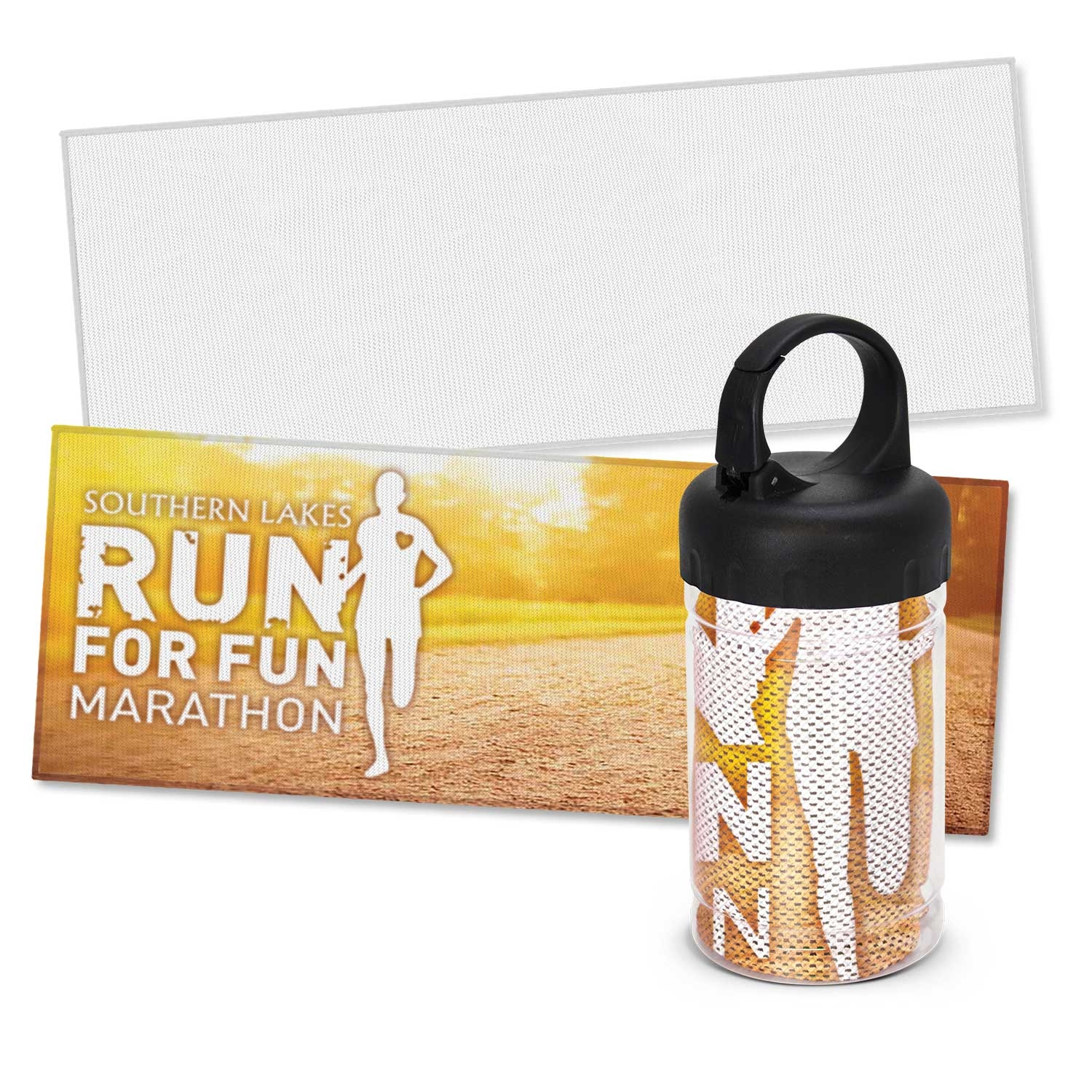 Promotional Yeti Premium Cooling Towel - Full Colour - Tube