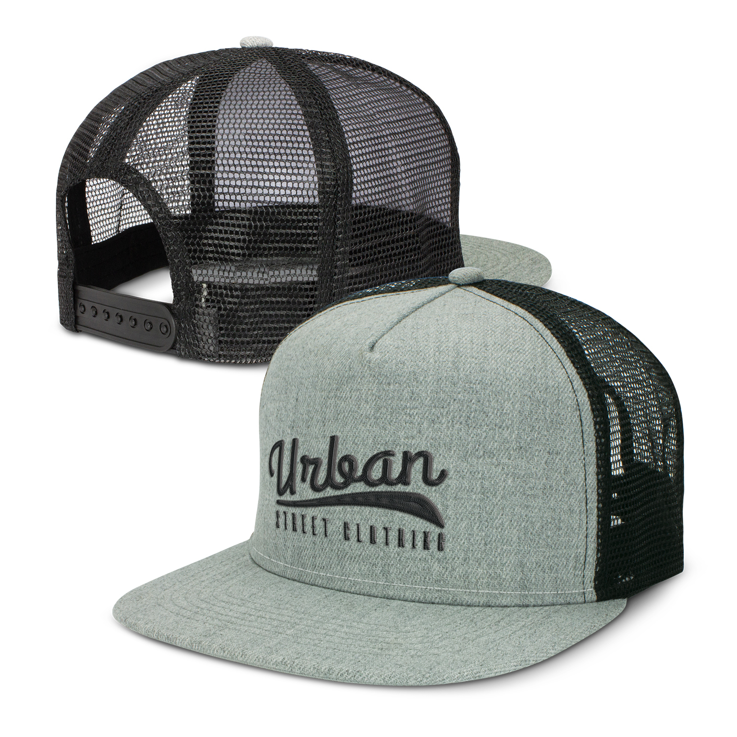 Promotional Jackson Flat Peak Trucker Cap