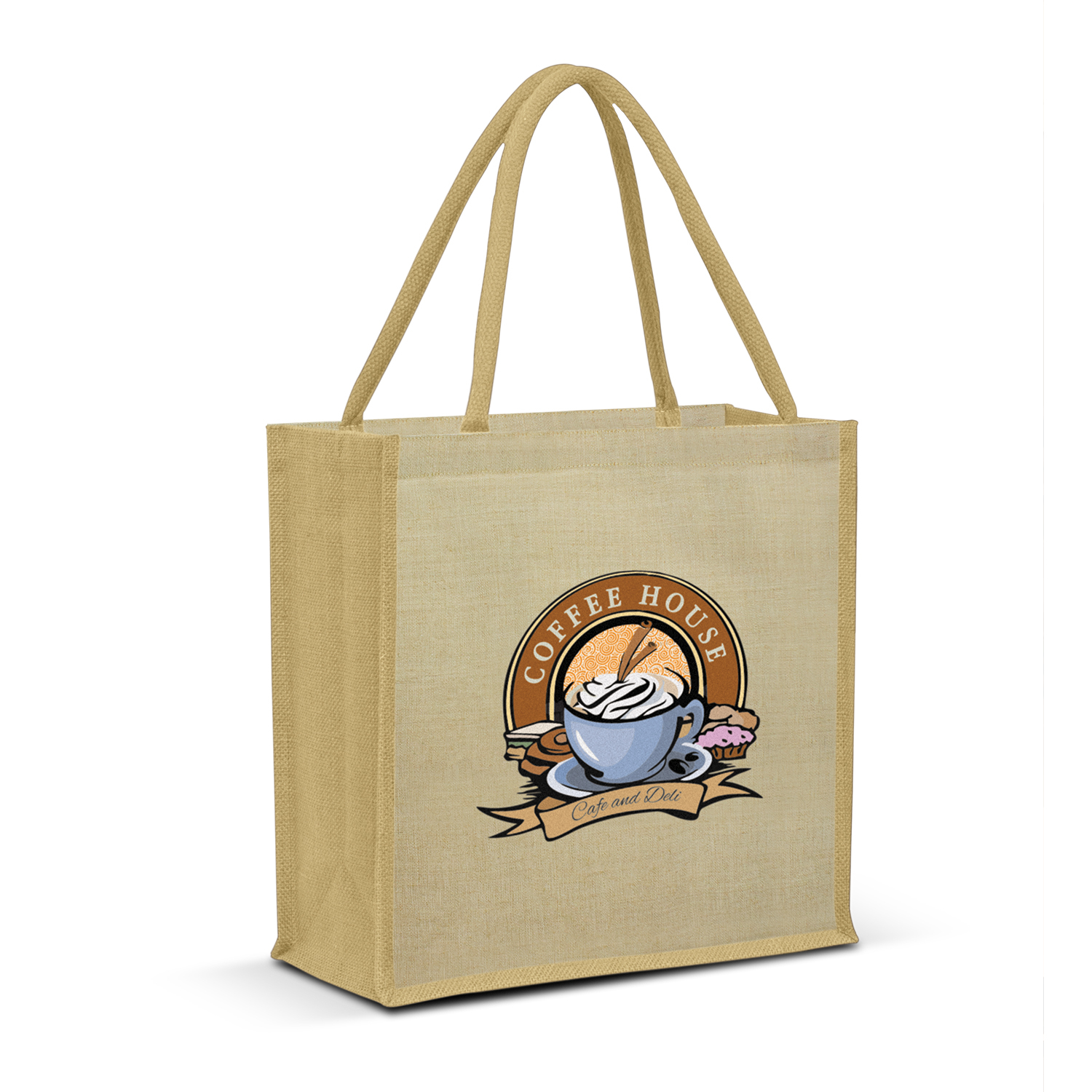 Promotional Monza Juco Tote Bag