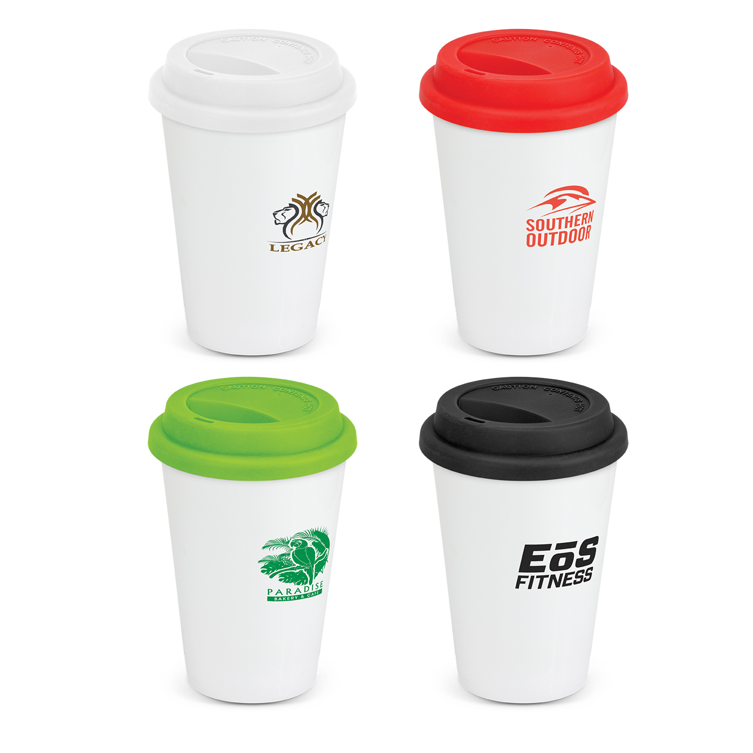 Promotional Aztec Double Wall Coffee Cup