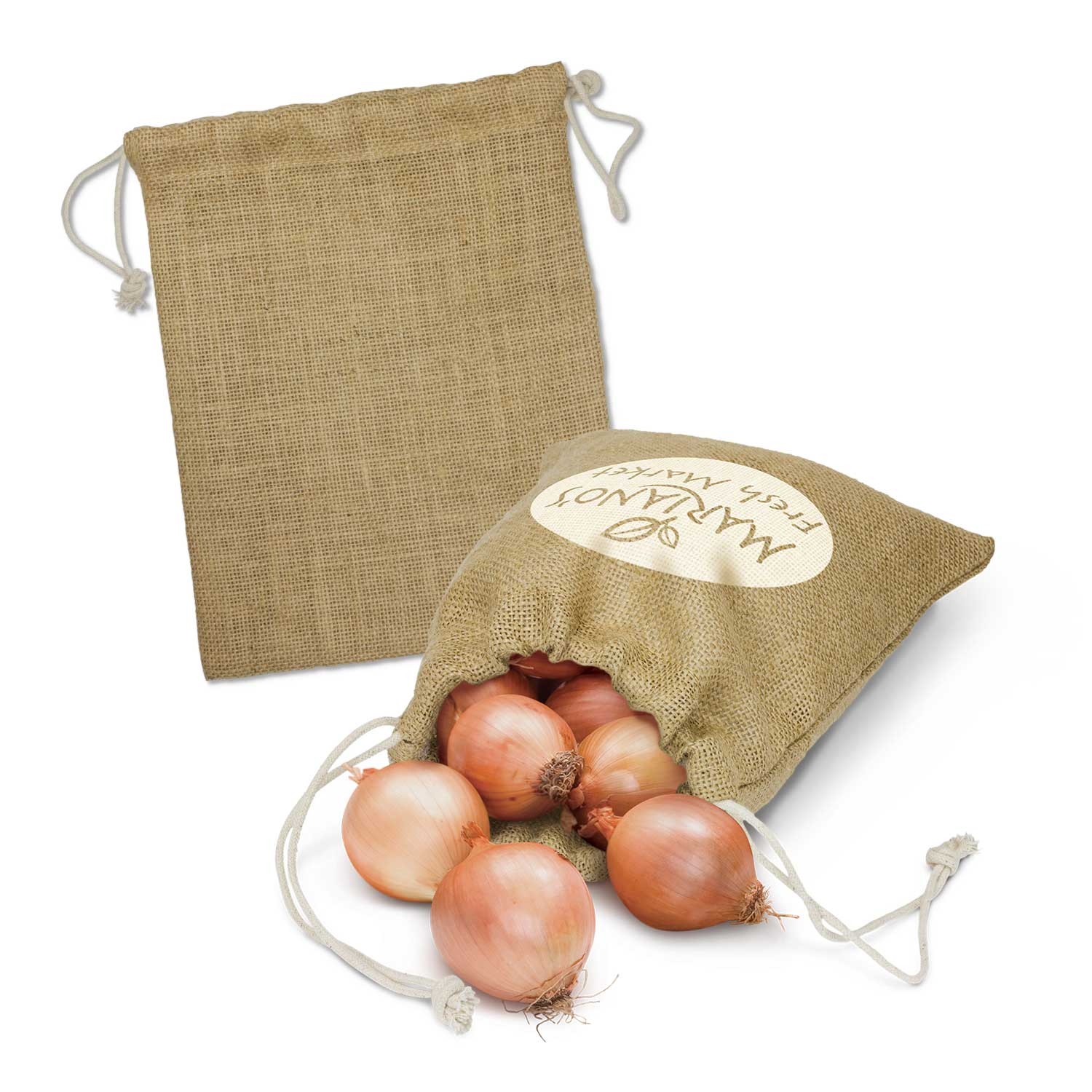 Promotional Jute Produce Bag - Medium