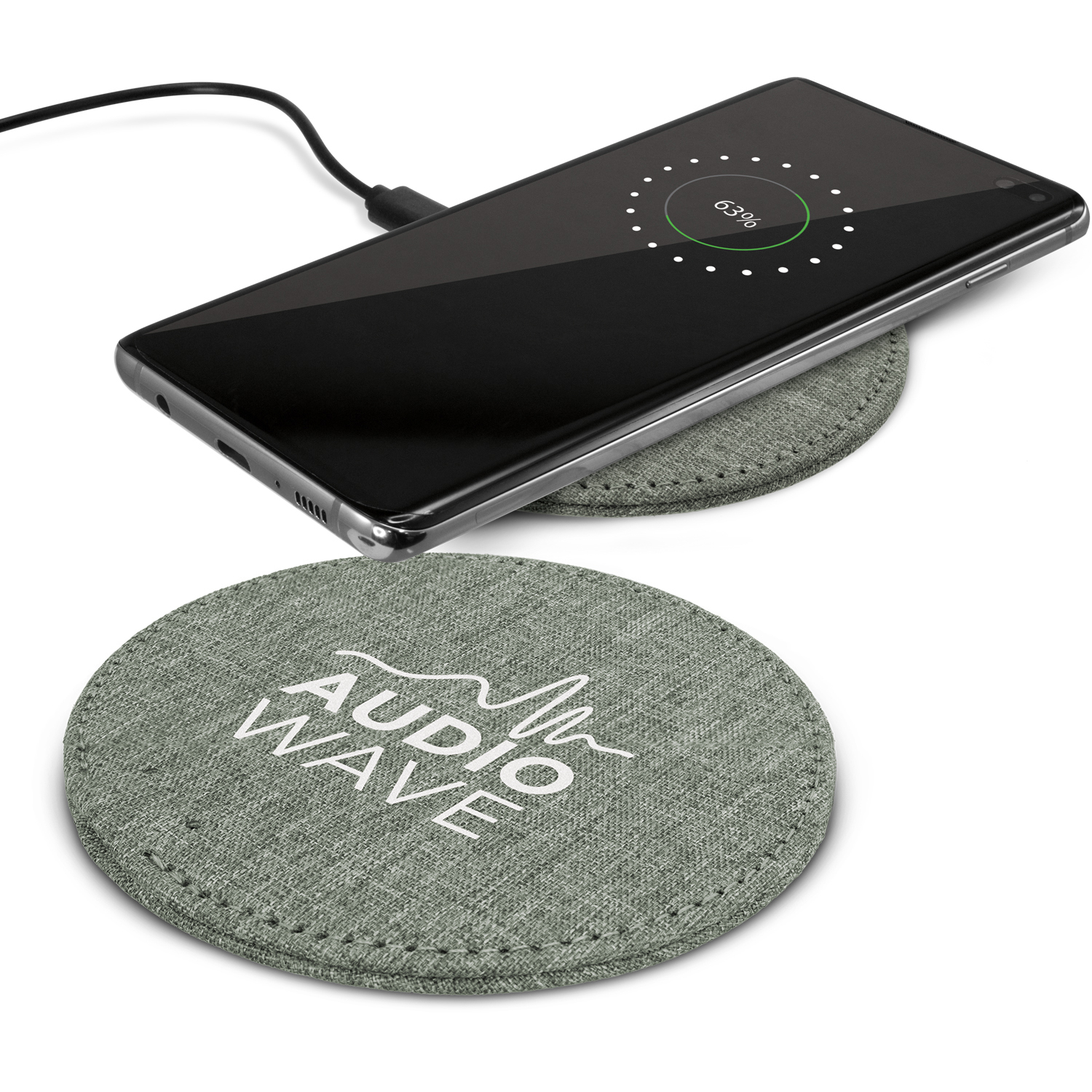 Promotional Hadron Wireless Charger - Fabric