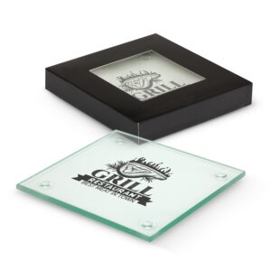 Venice Glass Coaster – Set of 4 – Square