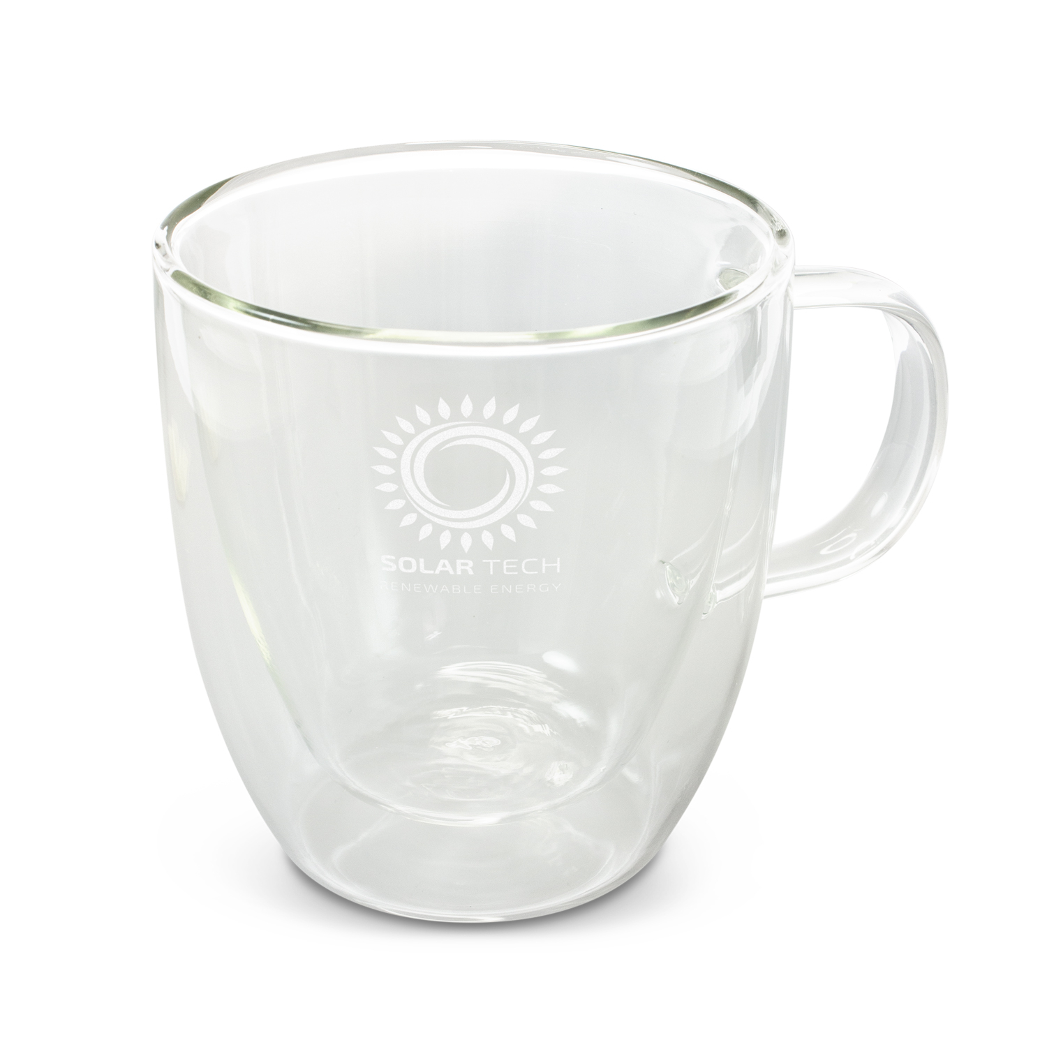 Promotional Riviera Double Wall Glass Cup