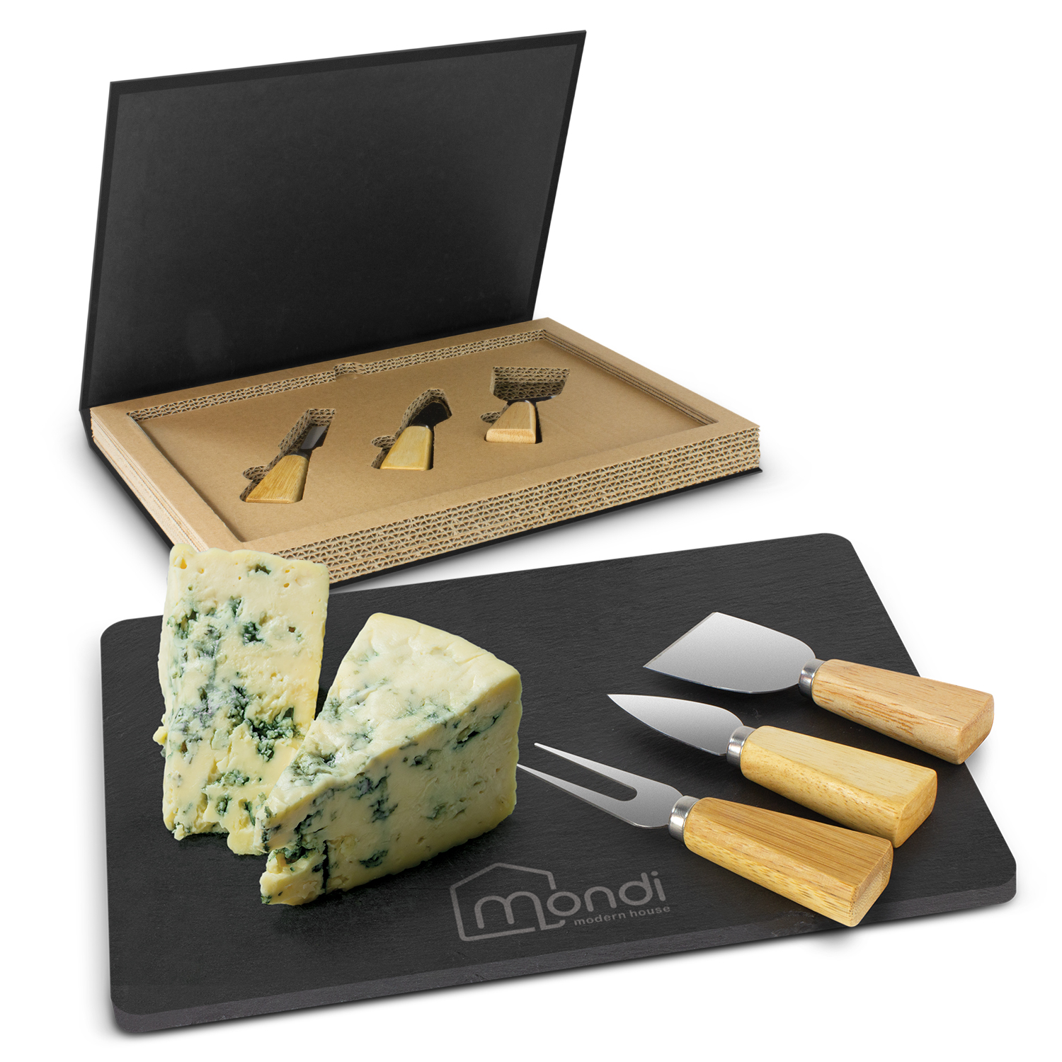Promotional Montrose Slate Cheese Board Set