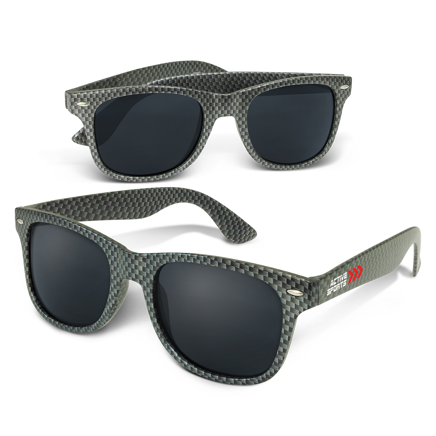 Promotional Malibu Premium Sunglasses - Carbon Fibre