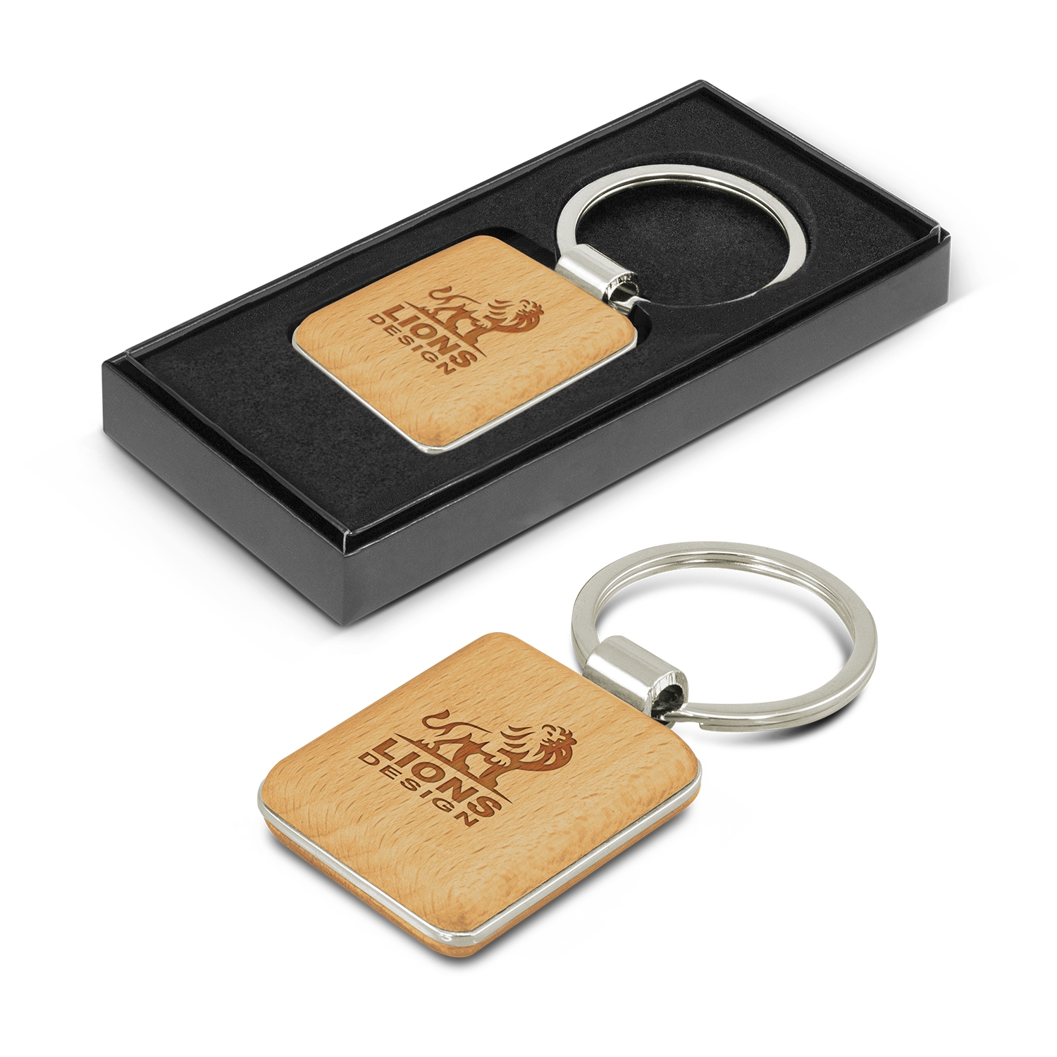 Promotional Echo Key Ring - Square