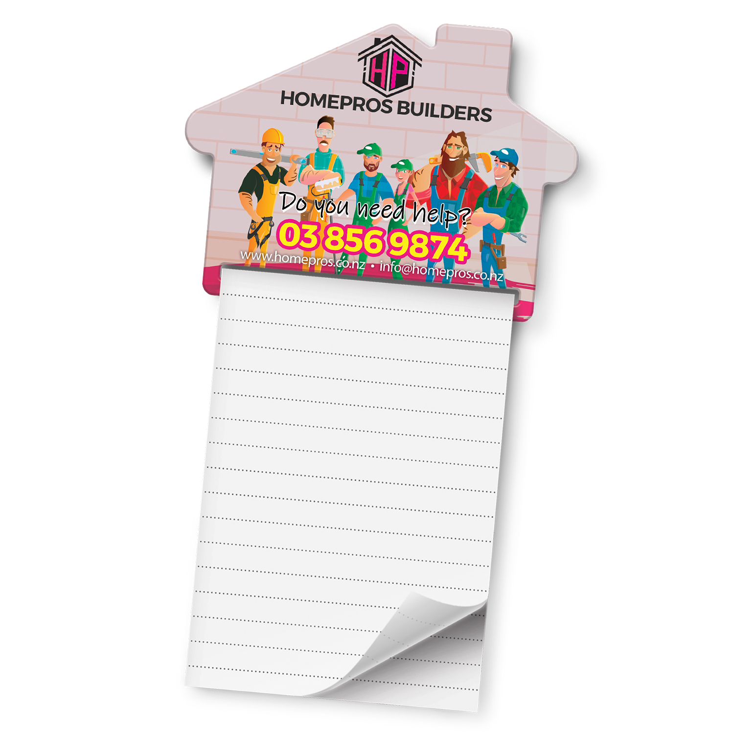 Promotional Magnetic House Memo Pad - A7