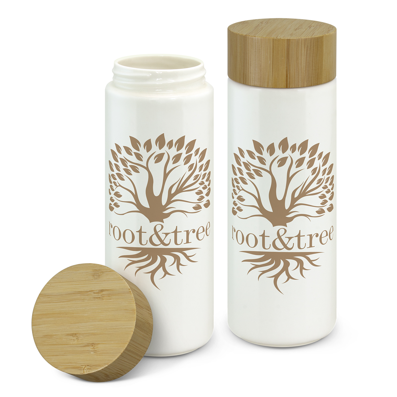 Promotional Reservoir Double Wall Ceramic Bottle