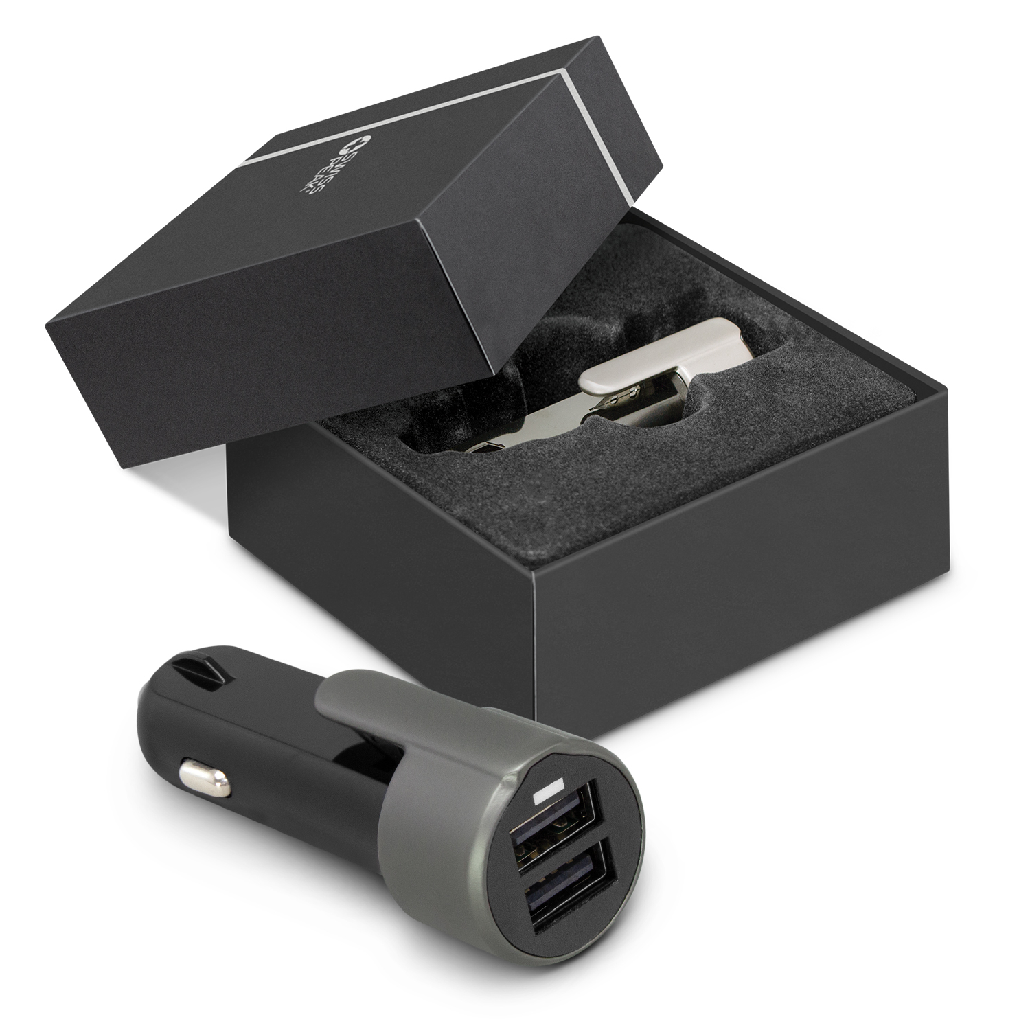 Promotional Swiss Peak 3-in-1 Safety Charger