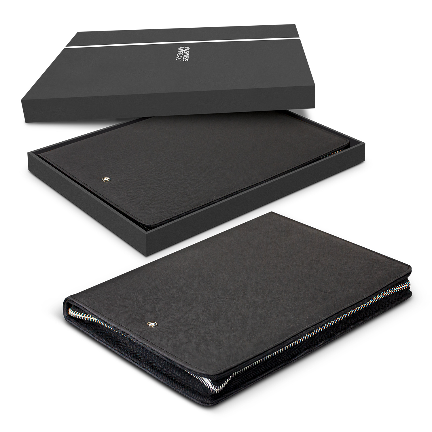 Promotional Swiss Peak Heritage A4 Portfolio with Zipper