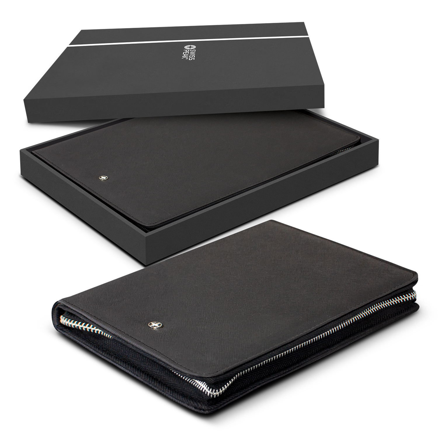 Promotional Swiss Peak Heritage A5 Portfolio with Zipper