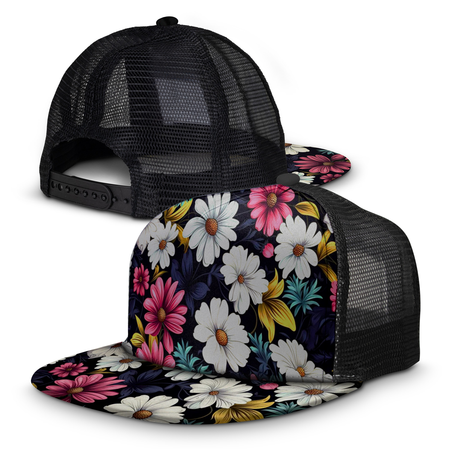 Promotional Impala Custom Flat Peak Mesh Cap