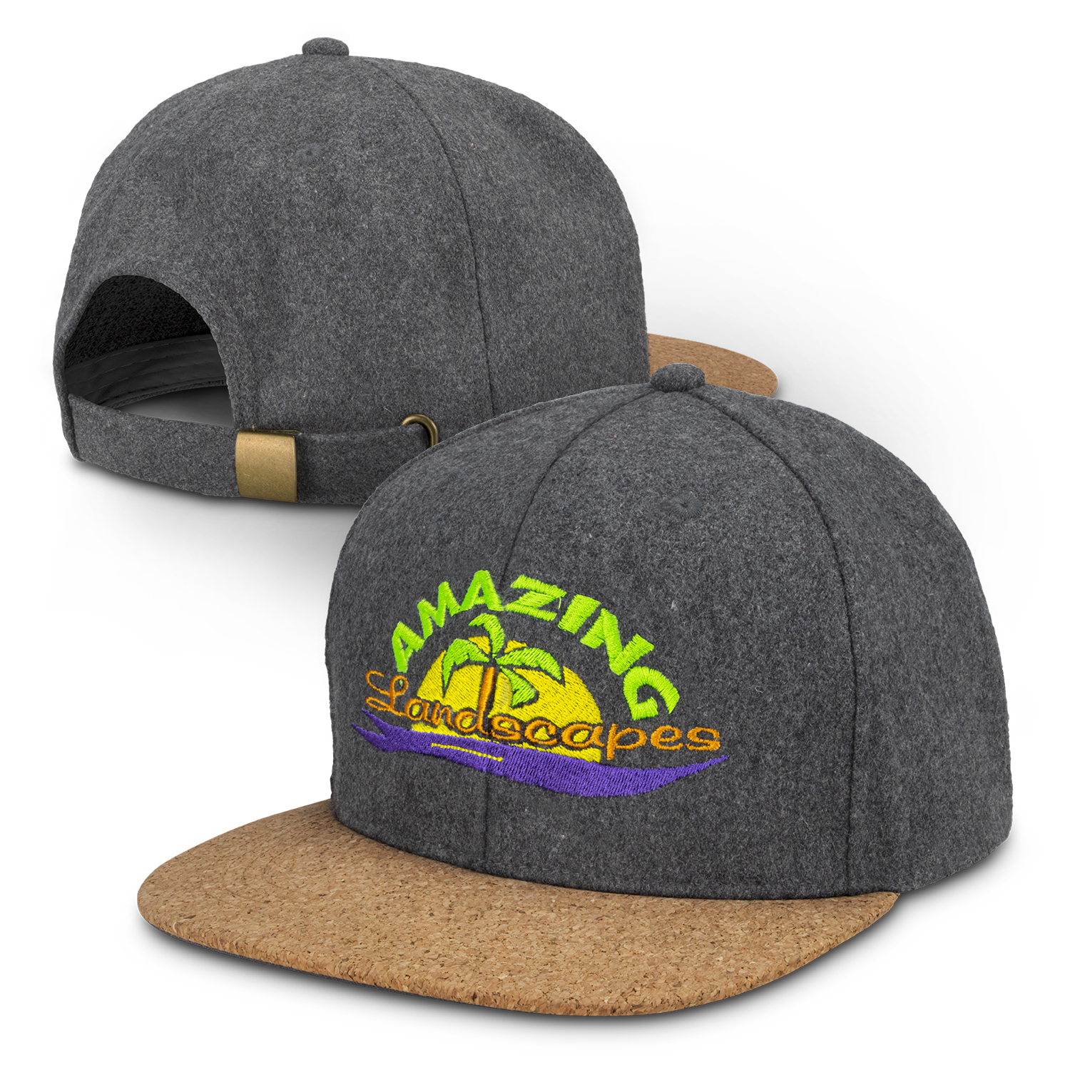 Promotional Anchor Flat Peak Cap