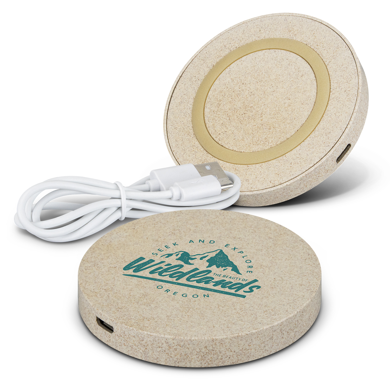 Promotional Alias Wireless Charger - Round