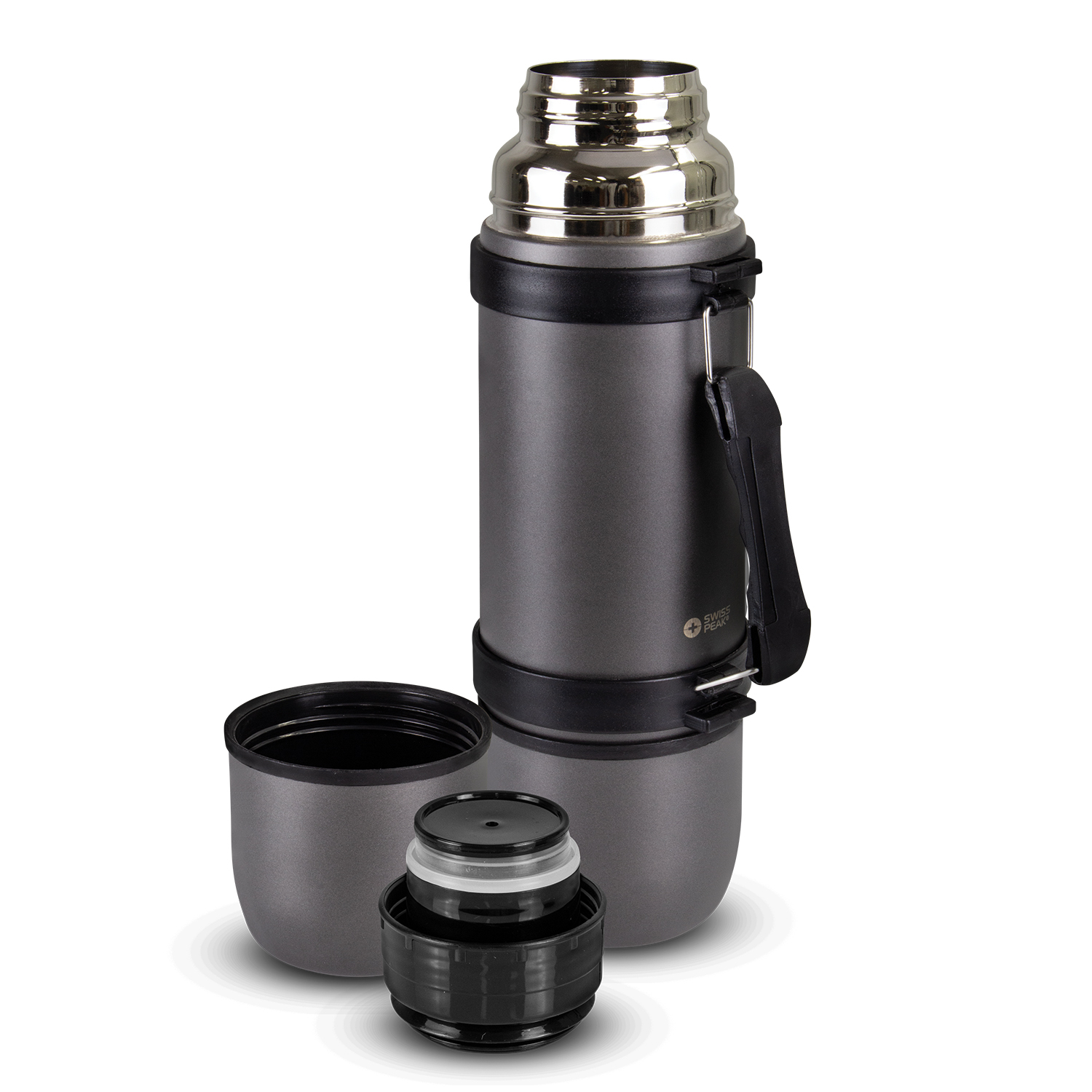 Promotional Swiss Peak Duo Cup Vacuum Flask