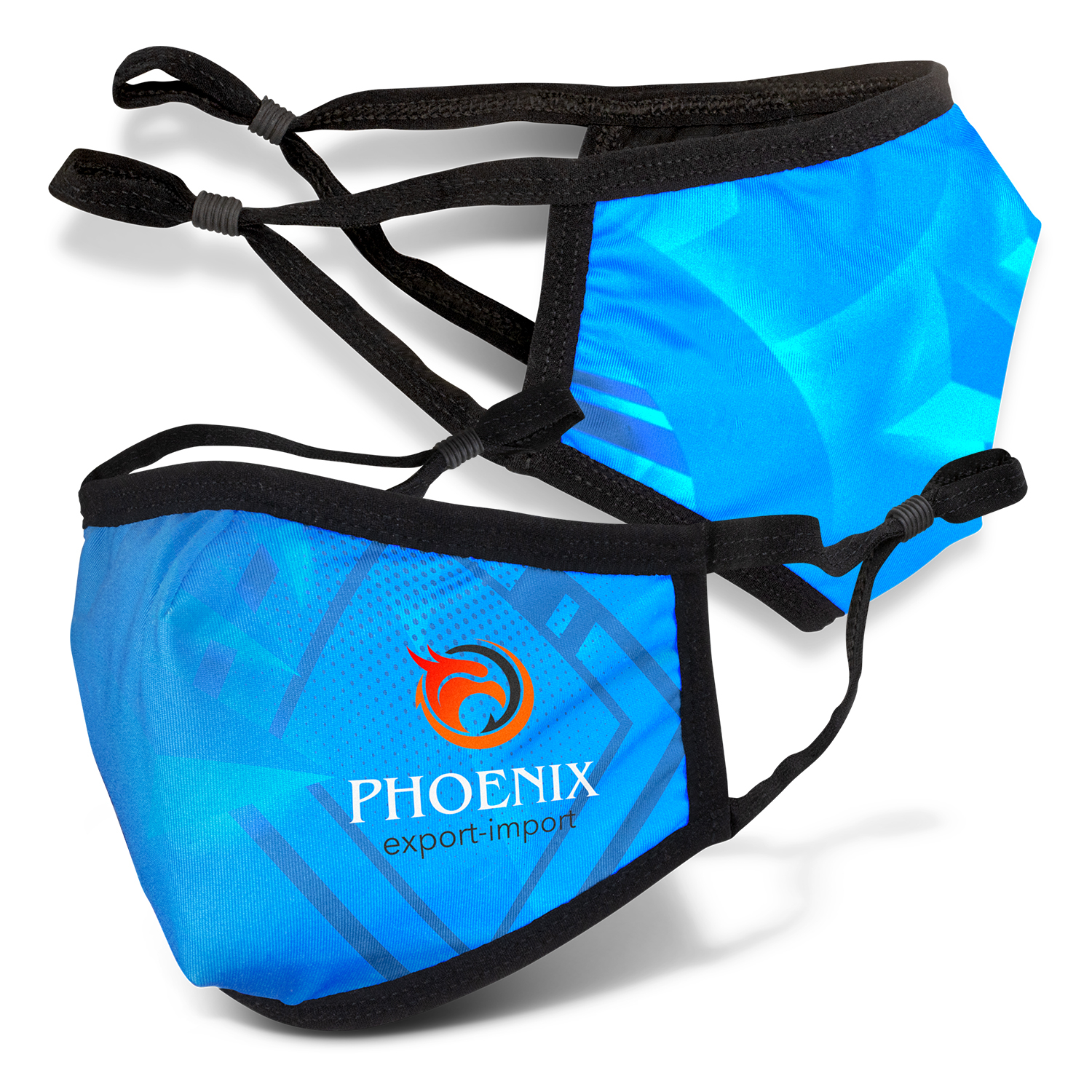Promotional Full Colour Reusable Face Mask Premium - Indent