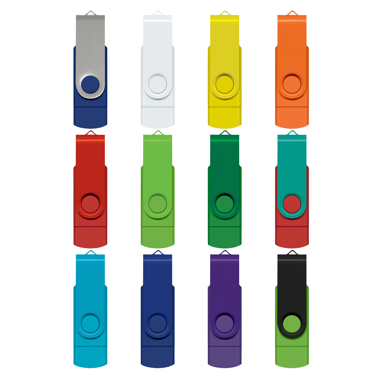 Promotional Helix 8GB Dual Flash Drive