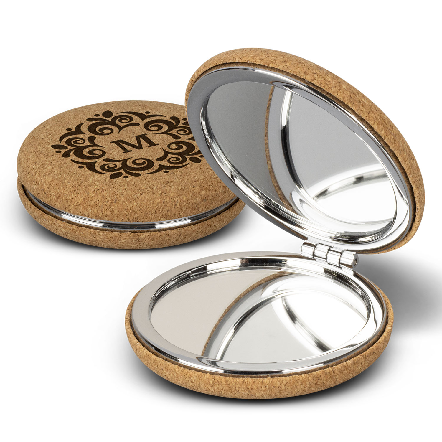 Promotional Cork Compact Mirror