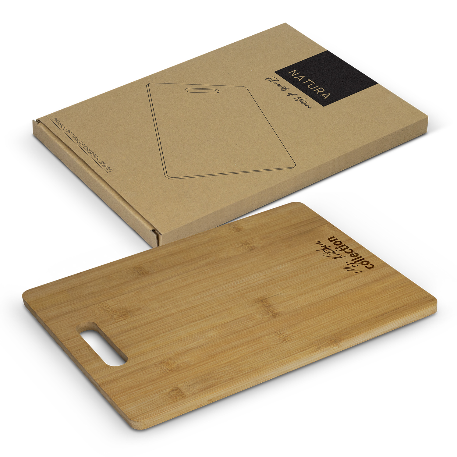 Promotional NATURA Bamboo Rectangle Chopping Board