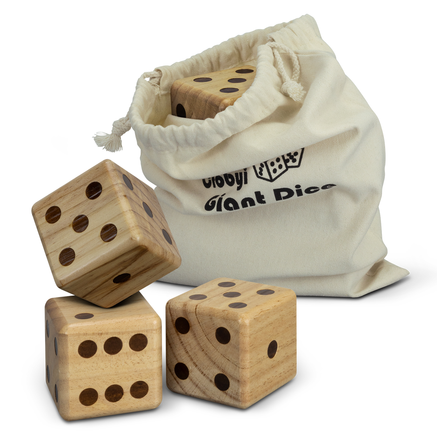 Promotional Wooden Yard Dice Game