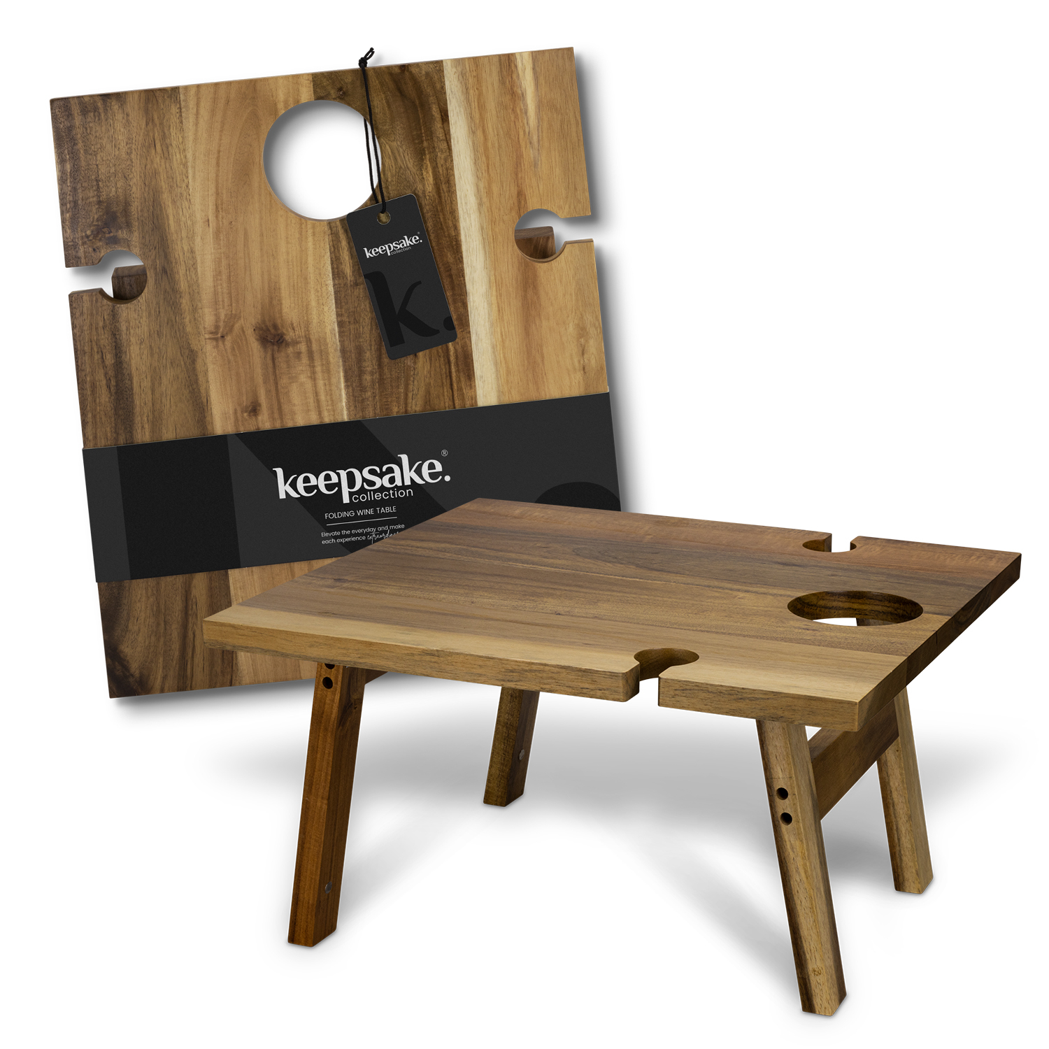 Promotional Keepsake Folding Wine Table