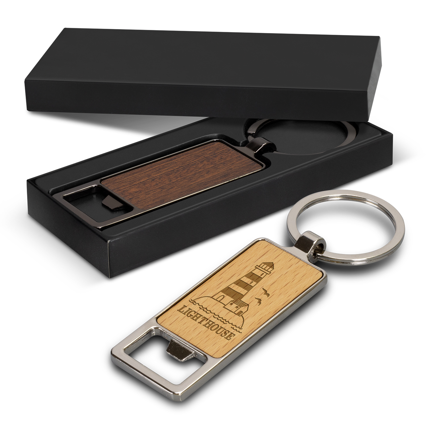Promotional Santo Bottle Opener Key Ring