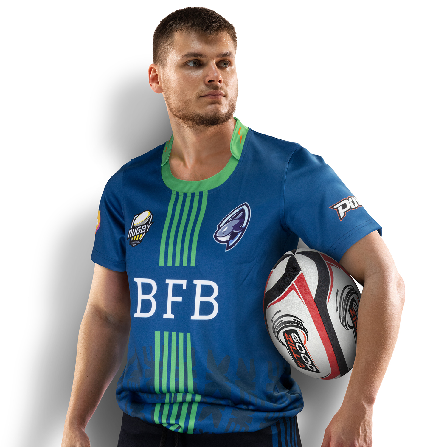Promotional Custom Mens Rugby T-Shirt