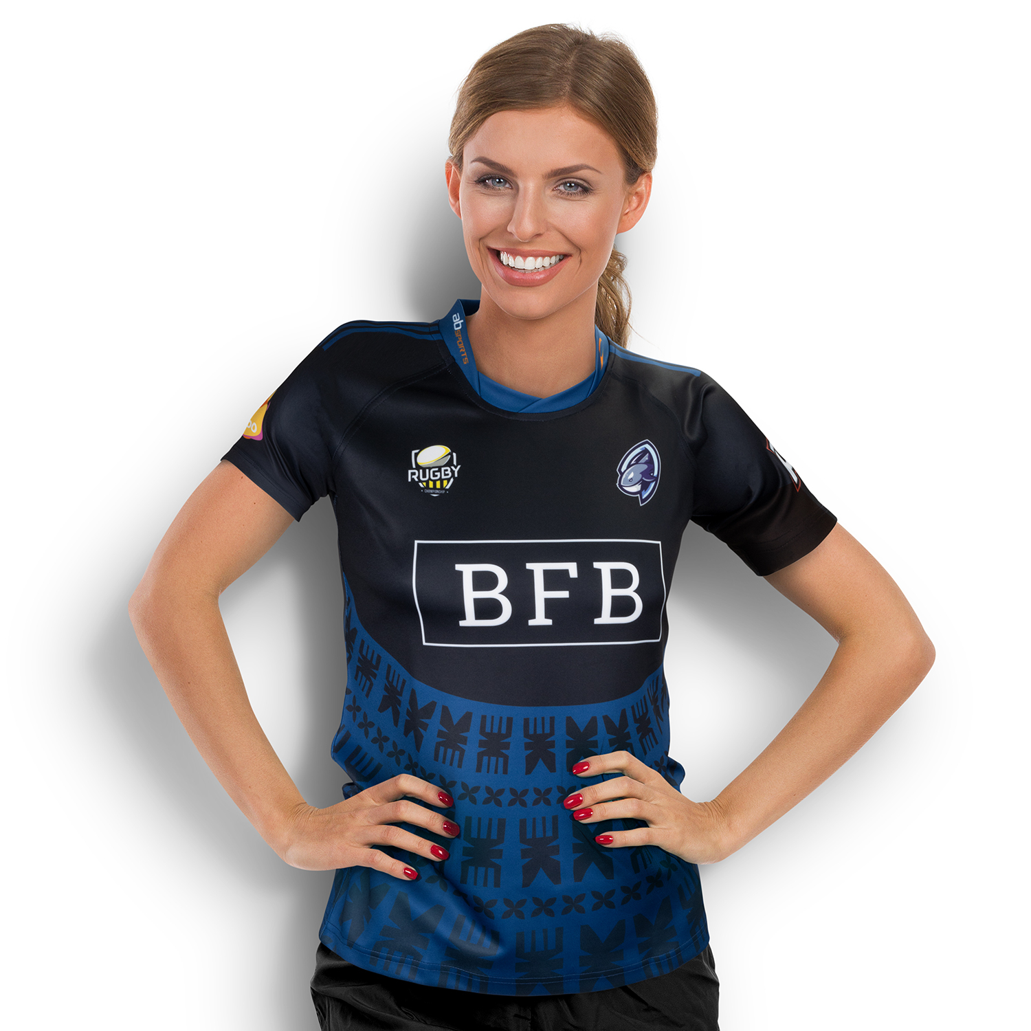 Promotional Custom Womens Performance Rugby T-Shirt