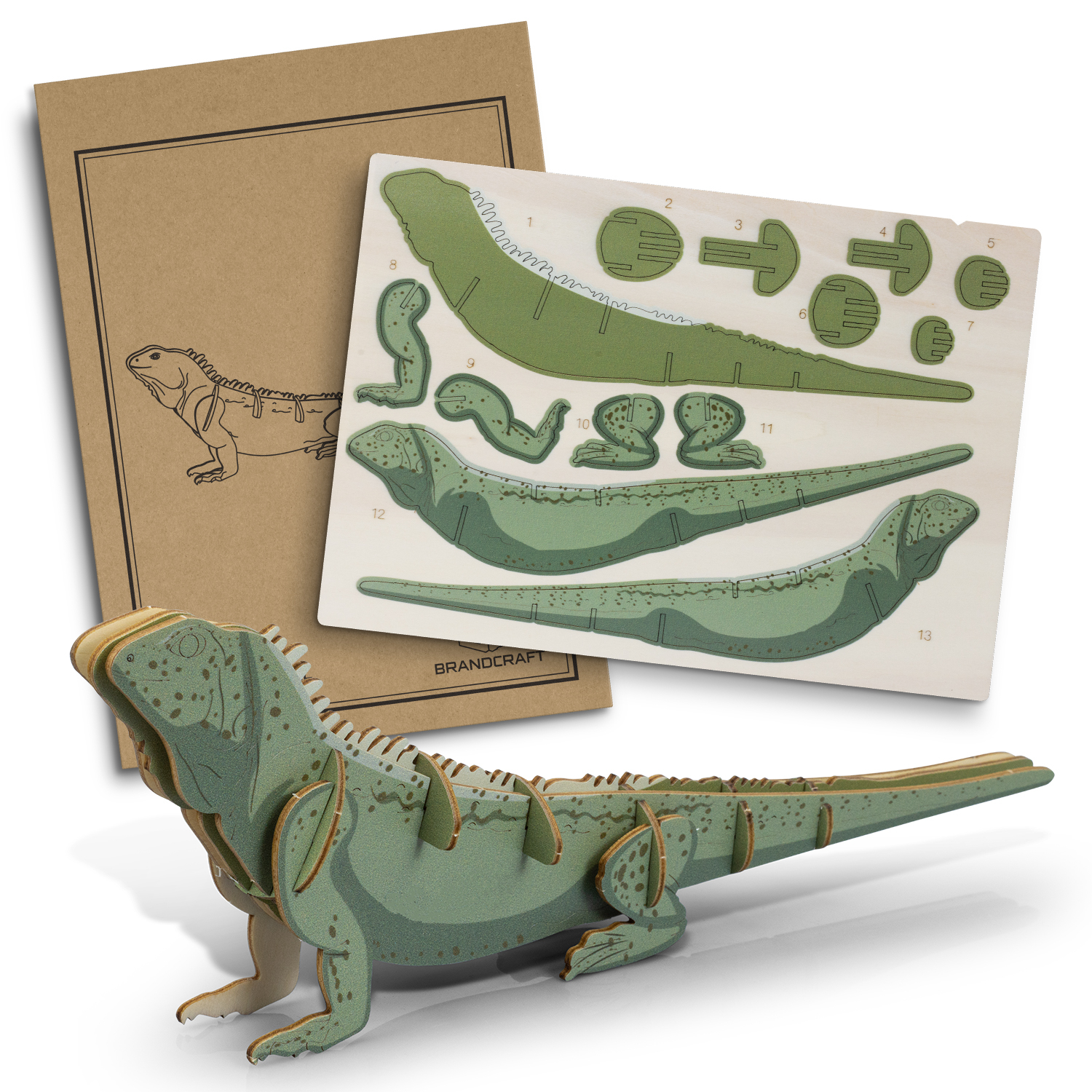 Promotional BRANDCRAFT Tuatara Wooden Model