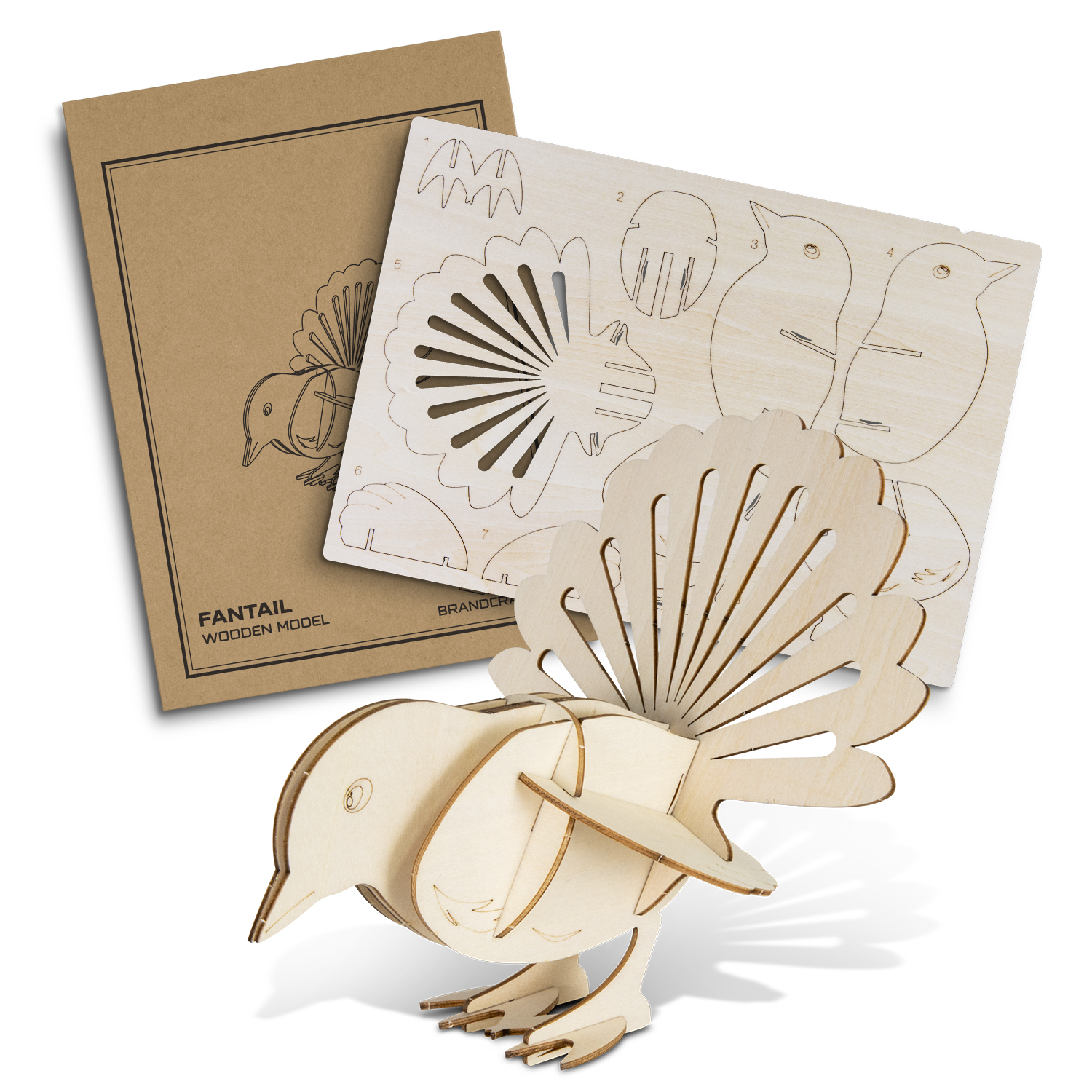 Promotional BRANDCRAFT Fantail Wooden Model